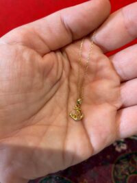 گردنبند طلا طرح لنگر کشتی