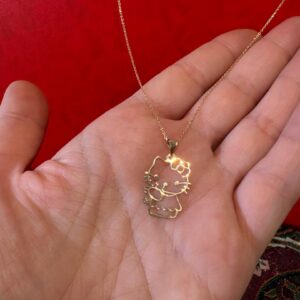 گردنبند طلا طرح پیشی